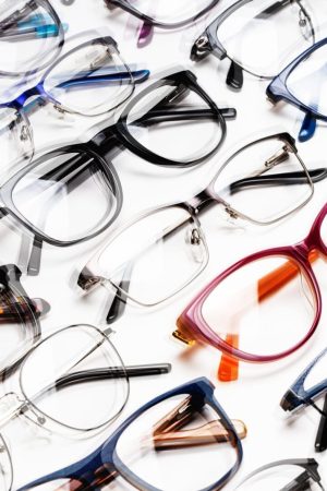 full frame shot of glasses blurred - different frame styles